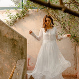 Deep White Frock